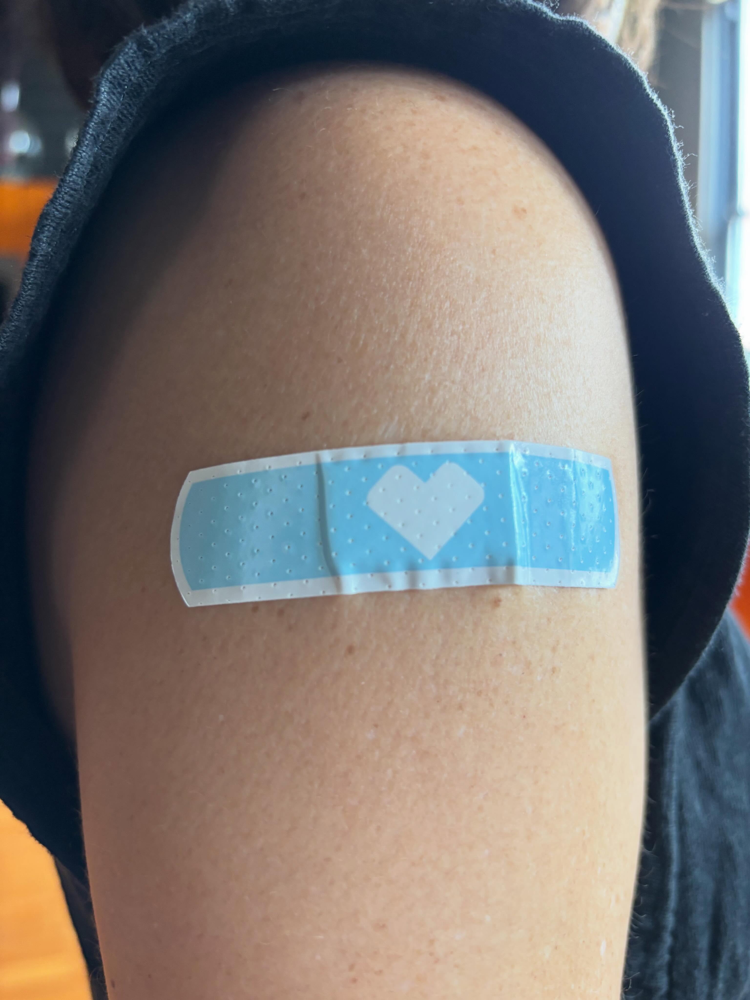Flu arm feeling more than covid arm…