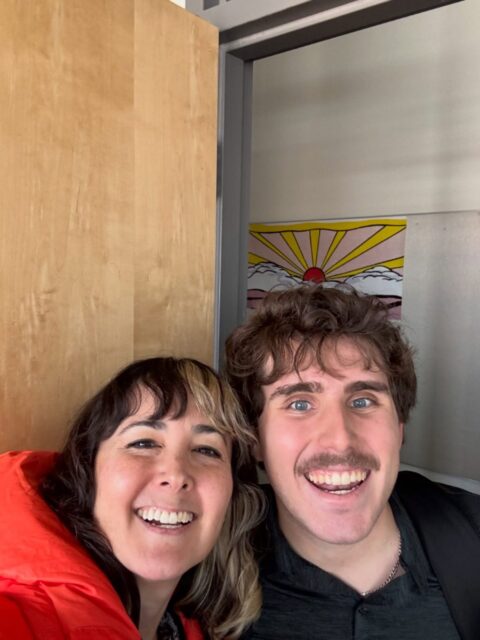 Look who comes to visit! To-be Dr Torel!